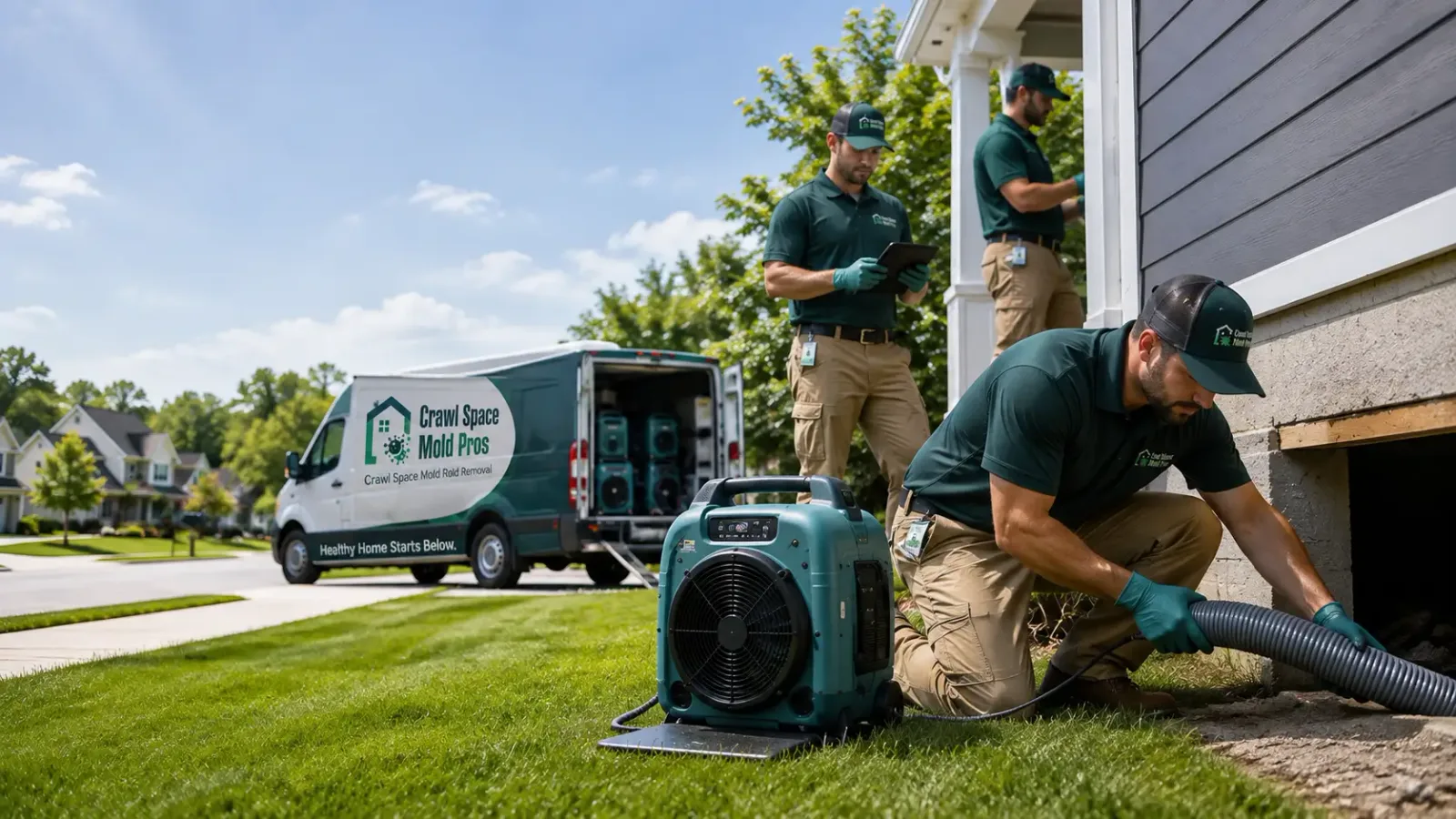 Crawl Space Mold Removal in Woronoco, MA